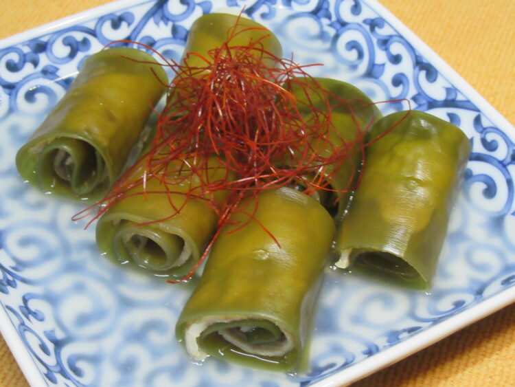 北海道厚岸産昆布＆国内産豚肉使用(完全無添加） Using local kombu(seaweed)&local pork(Completely additive-free)